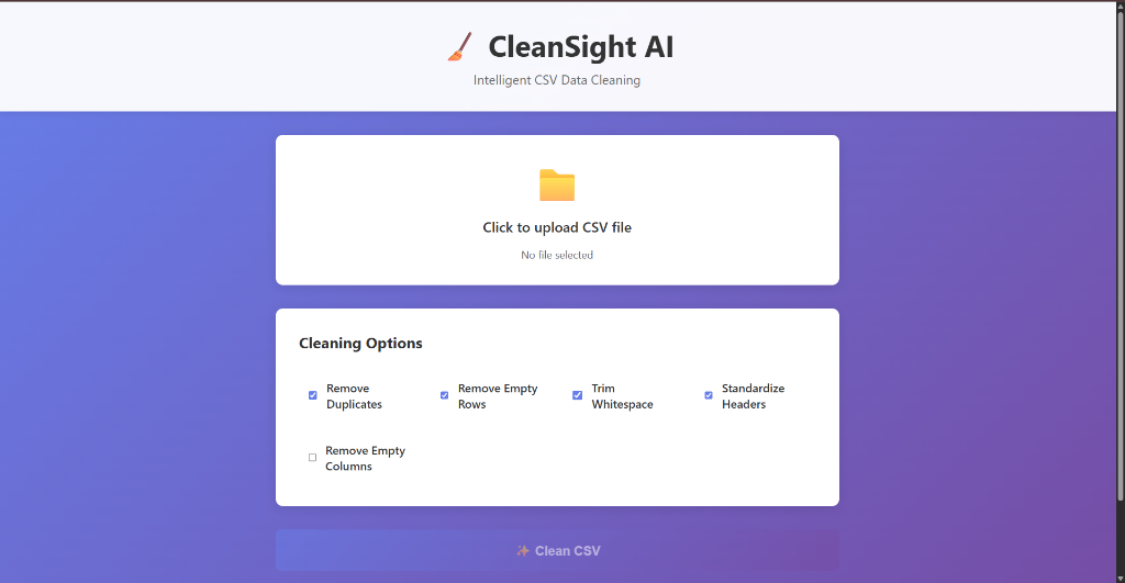 CleanSight AI